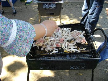 焼きそばの下ごしらえ