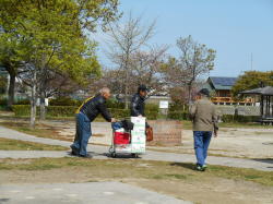 会長さん到着
