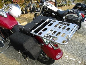 カワサキバルカンの自作荷台