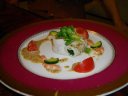これも絶品。飛騨牛で野菜を巻いたサラダ？