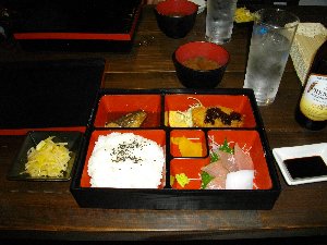 昼食は尾鷲で地魚定食