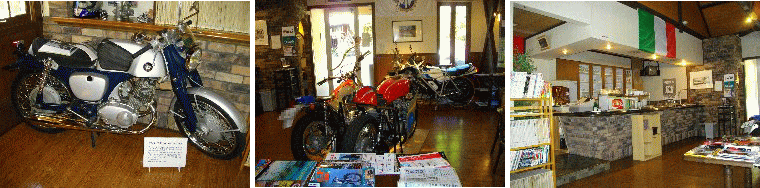 アグスタの店内の展示車両