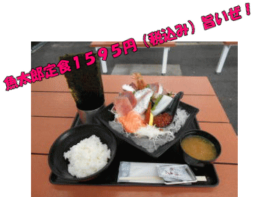 魚太郎定食満足