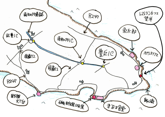 知多半島ルート図