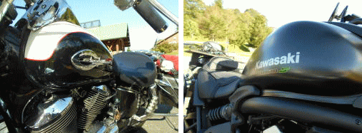 バイクを眺めて