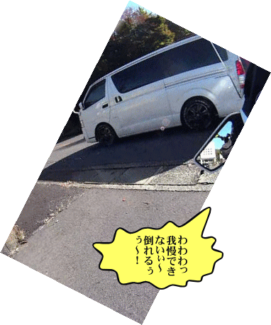 転倒するのを動画カメラが回っていた
