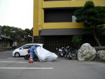 バイクにカバーを