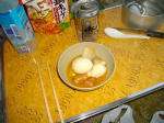 茹で玉子もある