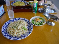 プラサ゜カフェのピラフ