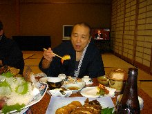 ハーレーｓａｉｔｏｕさんも伊勢エビの天ぷらに大満足