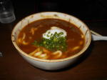 昼食はカレーうどん