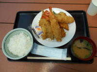 エビフライ定食