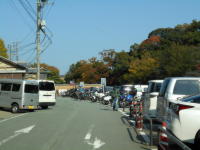 二輪車置き場へ戻った