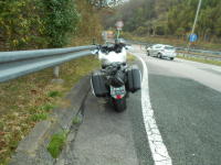 美合ＰＡの路肩に停めた