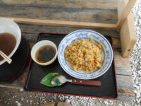 昆布だしのチャーハン