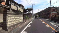 足助の町並みを抜ける