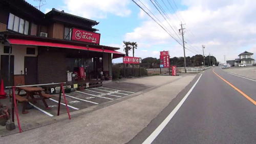 ぽんかふぇ前を通過