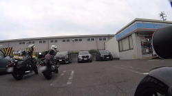 武豊ＩＣ出口のコンビニへ着