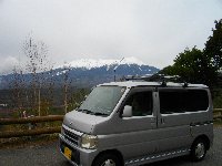 御岳が一望