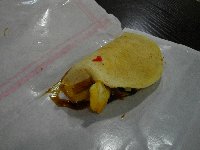 ミニサイズのお好み焼き