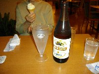 レストランで又々ビール