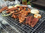 肉が焼かれます