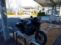 安濃ＳＡで休憩