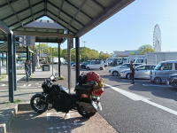 川島ＰＡ二輪車置き場